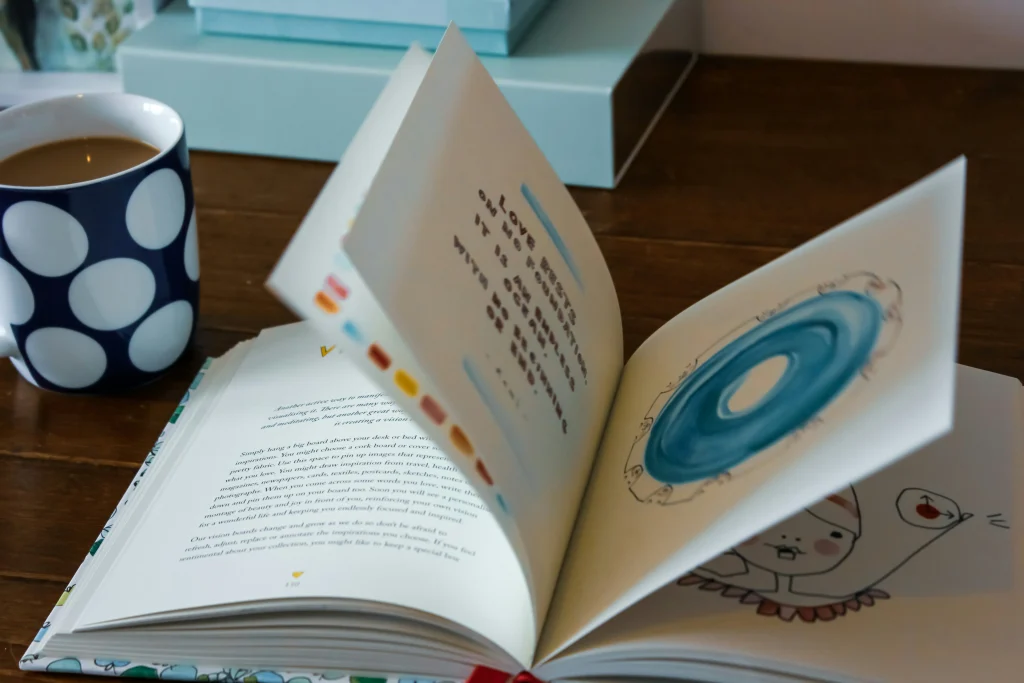 An opened manuscript portraying how to self publish a book in a step by step manner (2026)